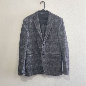 ZARA 2PC Men Checkered Suit (Jacket + Pants